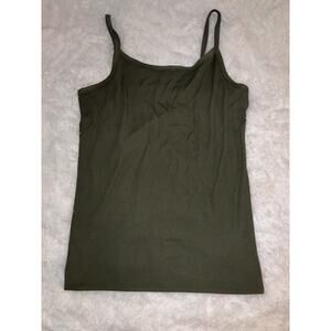 No Boundaries sz. XL olive/deep green ribbed tank. Soft, comfortable